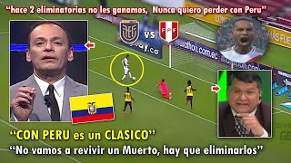 CONFIADOS PERIODISTAS ECUATORIANOS quieren ELIMINAR a PERU  ECUADOR VS PERU HOY [upl. by Ingelbert]