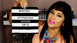 Sorteo internacional de maquillaje sephora  Cerrado [upl. by Brandie]