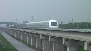 shanghai 上海磁浮列車（リニア）maglev Transrapid 431kmhPointHD [upl. by Sirraf]