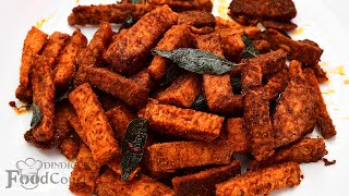 Spicy and Very Tasty Yam Fry Senai Kilangu Varuval [upl. by Ainevul]