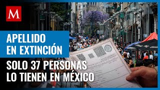 Conoce el apellido más raro en México según Inegi [upl. by Adnoma]