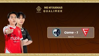 Game  1 AI ESPORTS vs FALCON ESPORTS  M6 Myanmar Qualifier [upl. by Adlei]