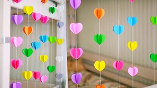 Easy Paper Birthday Decoration Idea • Handmade Birthday Decoration At Home • DIY Birthday Decoration [upl. by Niamrahc]