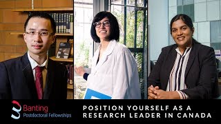 Banting Postdoctoral Fellowships  Bourses postdoctorales Banting [upl. by Llewon]