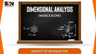 Validation of an Equation Dimensional Analysis SON [upl. by Haneehs]