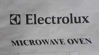 Electrolux Microwave Oven Introduction SEM32H2SGowner review [upl. by Christis642]