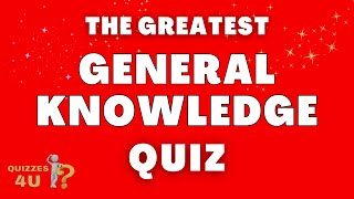 The Greatest General Knowledge Quiz Ever  Ultimate Trivia Quiz Game ✨New Quiz [upl. by Kalb]