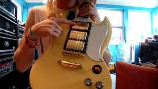 Epiphone G400 Custom 3 Pickup SG ReviewDemo [upl. by Viridissa]