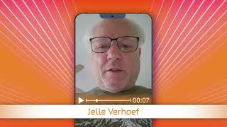 TV Oranje app videoboodschap  Jelle Verhoef [upl. by Ssitruc]