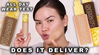 ANY GOOD KOSAS REVEALER SKIN IMPROVING FOUNDATION WEAR TEST  REVIEW  Maryam Maquillage [upl. by Eilyac26]