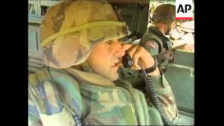 YUGOSLAVIA KOSOVO US PATROL REACT TO KLA SHOW OF STRENGTH [upl. by Saturday]