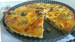 Pita sa suhim mesom od tijesta za pizzu [upl. by Balliol617]