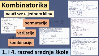 Kombinatorika  rešeni zadaci [upl. by Nareik]