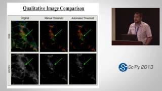 Automating Quantitative Confocal Microscopy Analysis SciPy 2013 Presentation [upl. by Nrobyalc501]