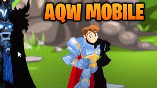 New AQW Mobile Gameplay Blue Darkcaster AQWorlds [upl. by Genevra]