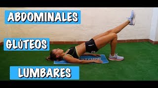 7 minutosRutina de abdominales glúteos y lumbares [upl. by Duwe]