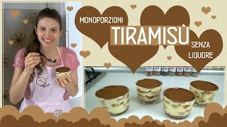 Tiramisù monoporzionericetta facile e veloce senza liquore [upl. by Nelie885]