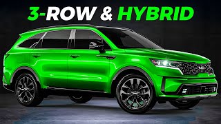 ALLNEW 3ROW Hybrid SUVs You Can Buy in 2024 for families [upl. by Arinay]