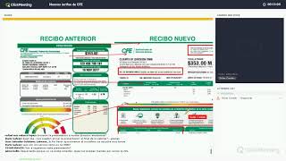 Webinar  Nuevo esquema tarifario CFE [upl. by Gabie]