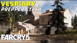 Vespiary  Prepper Stash Location amp Solution  Grain Elevator Entrance  Holland Valley  Far Cry 5 [upl. by Annodam576]