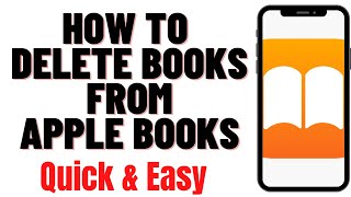 HOW TO DELETE BOOKS FROM APPLE BOOKS [upl. by Bouchard631]