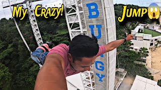 Facing My Fears 😱  Bunjee Jumping  Skypark Sentosa 📍 [upl. by Bordie]