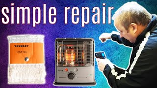 This Zibro Paraffin Heater Needs A New Wick  Lets Fit One [upl. by Maryl]