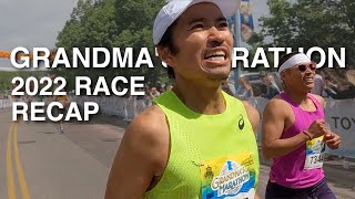 Grandmas Marathon 2022 Race Recap [upl. by Narbig]