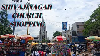 shivajinagar church market shivajinagar bangalore shopping bangalorevlogger travel church [upl. by Arnelle800]