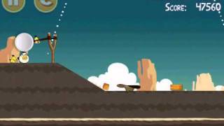 Angry Birds 1213  Ham em High  3 star Walkthrough [upl. by Eittik622]