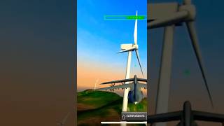 Crash into wind turbine gaming games aviation gameplay [upl. by Nalehp850]