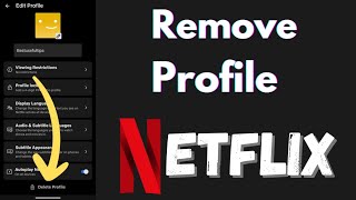 How to Delete Netflix Profile on Android Phone [upl. by Copland]