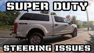 Tackling Loose Steering My Ford Super Duty Truck Front End Problem [upl. by Poliard]