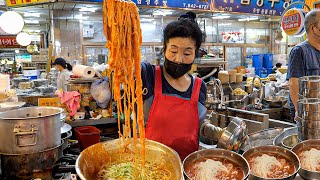 시장을 평정한 국수 장인 BEST 5 보기만 해도 군침도는 길거리음식 시장 국수 맛집 BEST 5 Noodle Masters  Korean Street Food [upl. by Lily611]