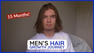 Mens Hair Growth Journey  Month 15 [upl. by Naujak]