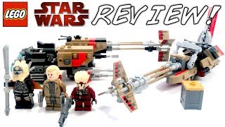 LEGO Star Wars 75215 Cloud Rider Swoop Bikes Review 4k [upl. by Yrannav256]