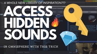 Omnisphere 2  Access Hidden Sounds with this Trick 🔥 [upl. by Neeluqcaj]