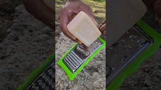 ✅ The guy shows SURVIVAL skills with SOAP 💦 bushcraft camping survival outdoors lifehack [upl. by Eidderf]