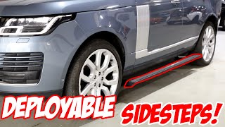 Automatic DEPLOYABLE Side Steps  Range Rover Vogue [upl. by Aikat870]