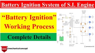 battery ignition system in si engine  battery ignition system in hindi [upl. by Eetsud]