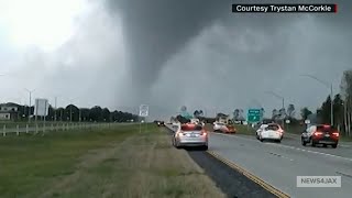 Video Deadly Georgia tornado caught on camera [upl. by Lamhaj]