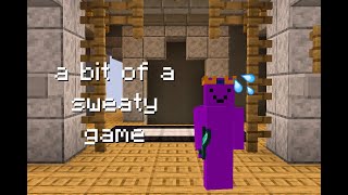 Sweating bedwars a little [upl. by Auqinaj779]