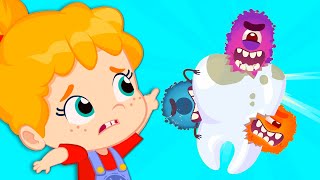 Aprende a cepillarte los dientes para no tener caries cantando con Groovy el Marciano y Phoebe [upl. by Lenna]