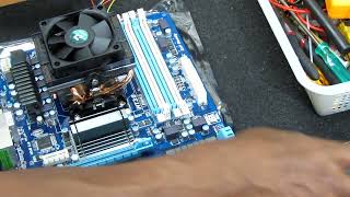 Gigabyte GA970AD3 AM3 AMD FX 8150 8GB Ram HD 7770 OC Video Card [upl. by Bertasi902]