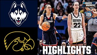 2024 Final Four UConn Huskies vs Iowa Hawkeyes  Full Game Highlights [upl. by Ynamad360]