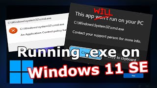 Hacking Windows 11 SE [upl. by Aicnarf118]