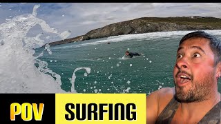 WHAT IT LOOKS LIKE SURFING WAVES POV [upl. by Nevi]