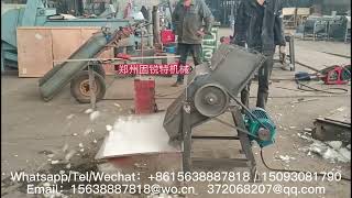 Commercial Ice Shaver ，Machine for Fresh Ice Bag Crushing ， FoodGrade Ice Cream Crushing [upl. by Cleland]