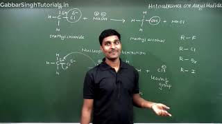 02 Reactions of alkyl halides  Nucleophilic substitution and Dehydrohalogenation  Part 1 [upl. by Arbas]