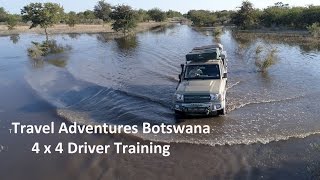 Travel Documentary 4x4 Off Road Driver Training with Travel Adventures Botswana [upl. by Mosera]